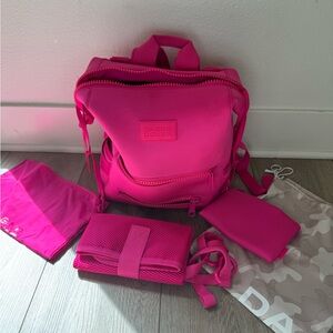 Dagne Dover Indi Diaper Bag Hottest Pink Large